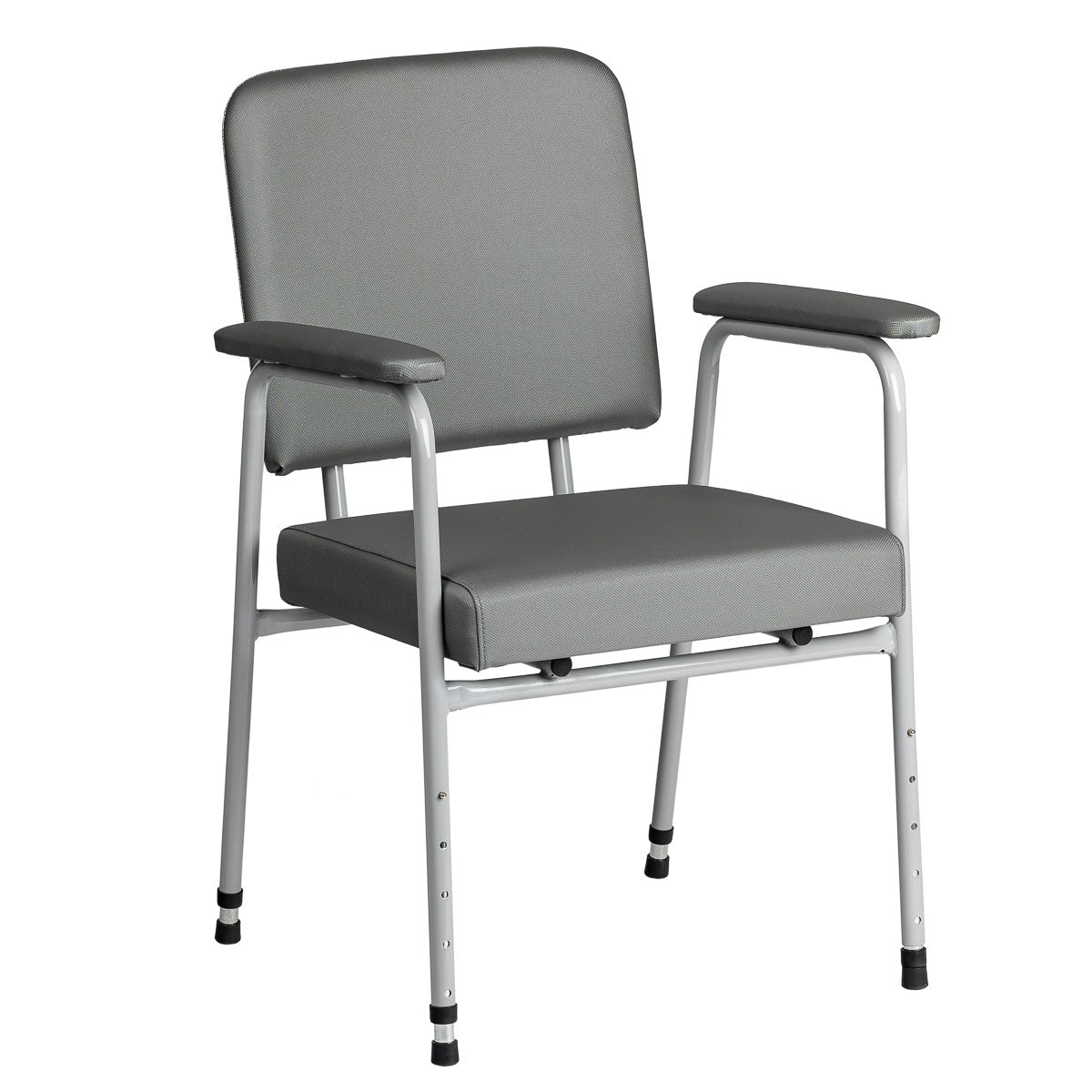 Rehab Chair - Adjustable Height - Light Grey Textured (H36NGT)