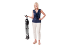 Walker - EZ Fold 'N Go - Black Walnut - Cobalt Blue (Q55006 & Q55008)