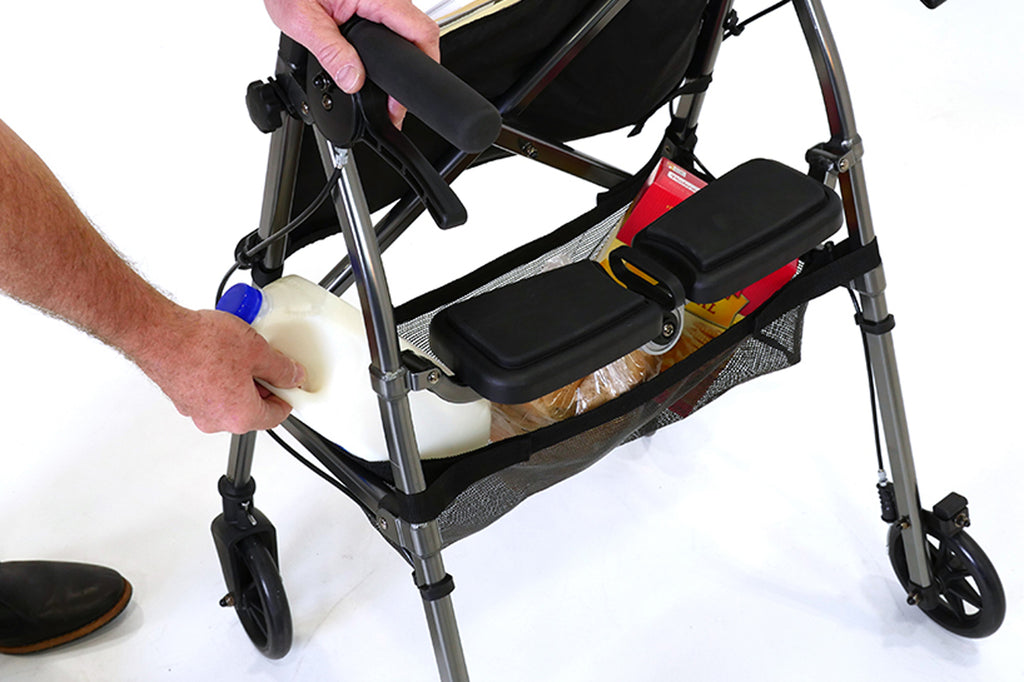 Walker Accessory - Rollator Mesh Underseat Basket (Q56010)
