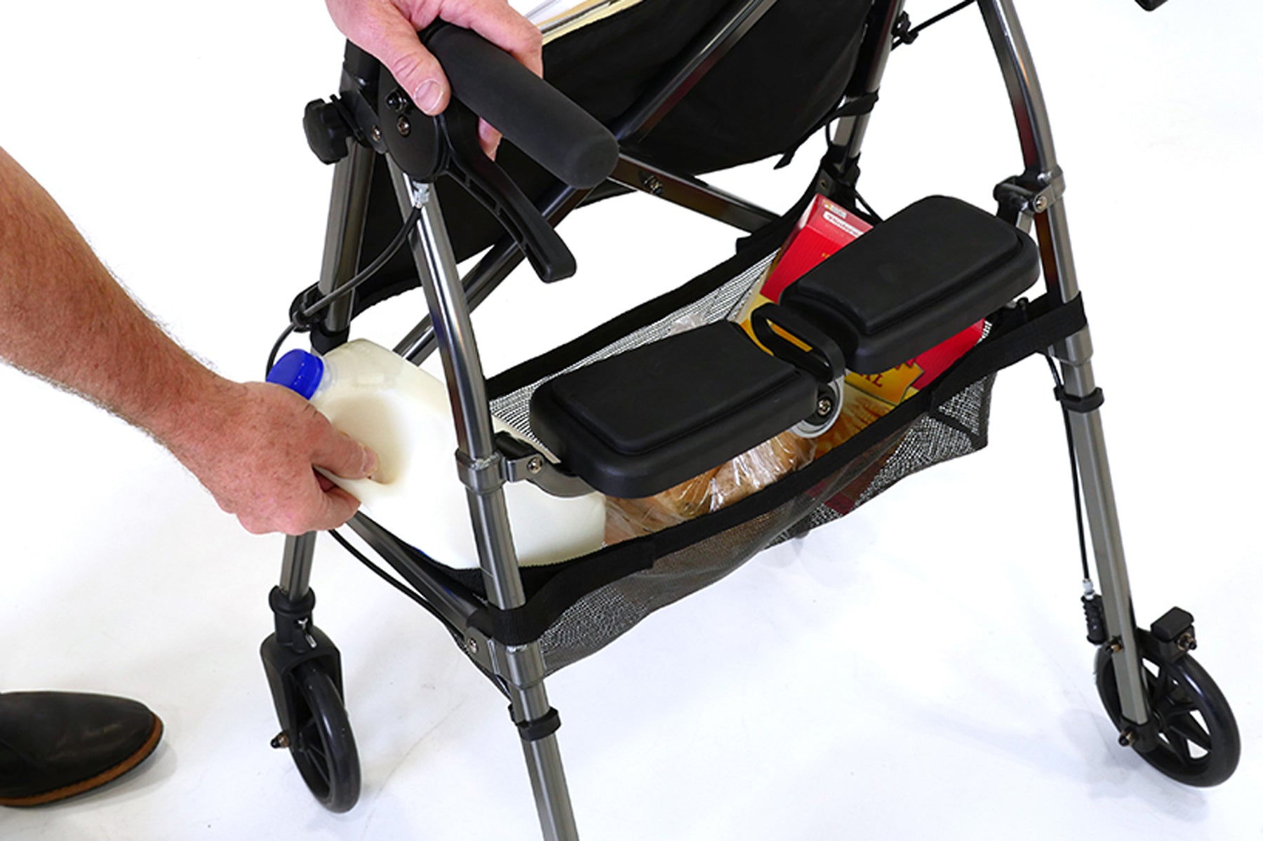 Walker Accessory - Rollator Mesh Underseat Basket (Q56010)