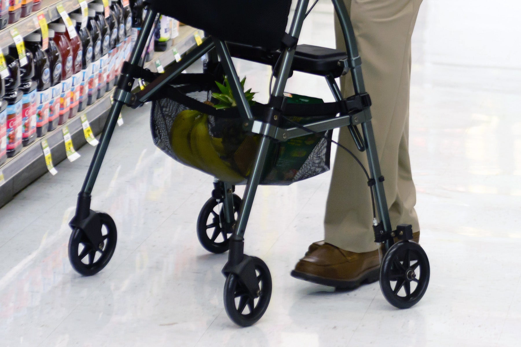 Walker Accessory - Rollator Mesh Underseat Basket (Q56010)