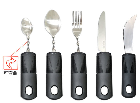 Stainless Utensil Set - 5pc Set (Bendable/Twistable)
