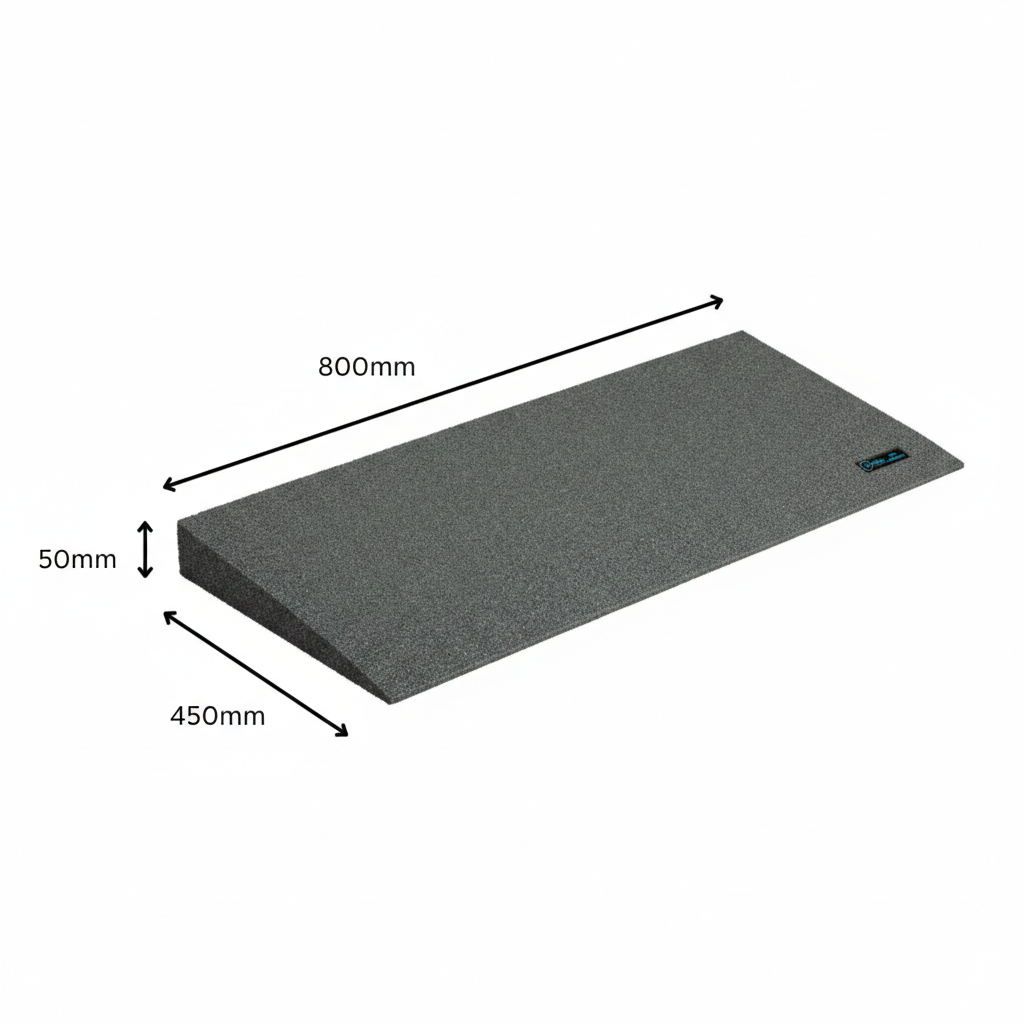 Ramp - Rubber Threshold 50x450x800mm (AA2010)