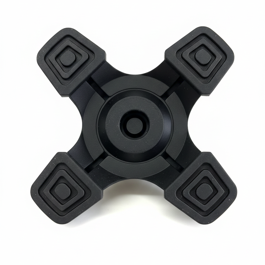 Essential Quad-Leg Cane Tip - Universal 4-Prong Support Foot