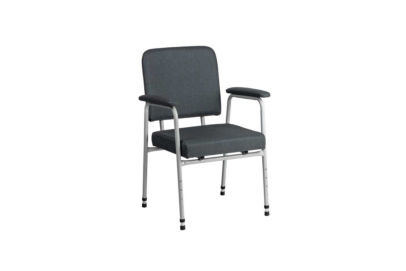 Rehab Chair - Adjustable Height - Grey Patterned Look (H36NGP)