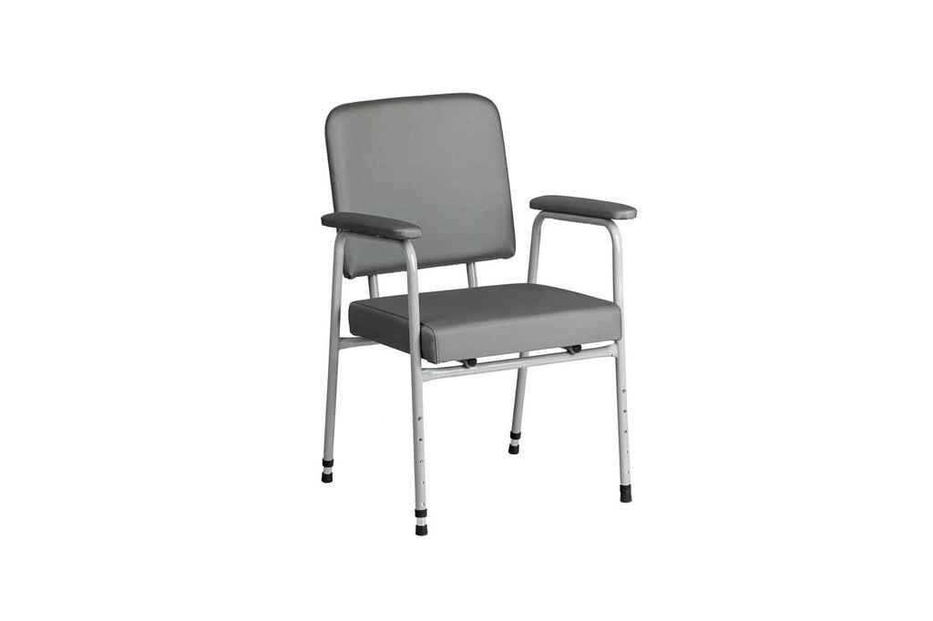 Rehab Chair - Adjustable Height - Light Grey Textured (H36NGT)