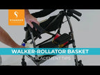 Walker Accessory - Rollator Mesh Underseat Basket (Q56010)