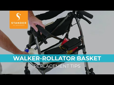 Walker Accessory - Rollator Mesh Underseat Basket (Q56010)