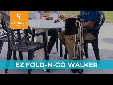 Walker - EZ Fold 'N Go - Black Walnut - Cobalt Blue (Q55006 & Q55008)