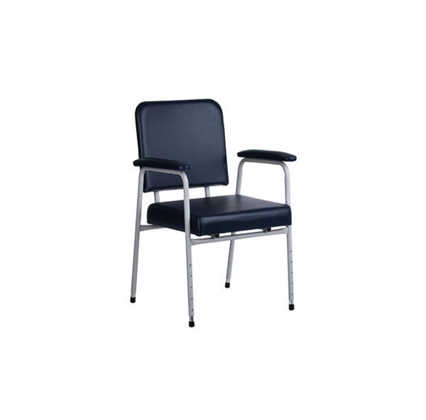 Rehab Chair - Adjustable Height Navy Blue